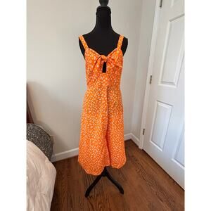 Blu Pepper Orange/Floral Sundress